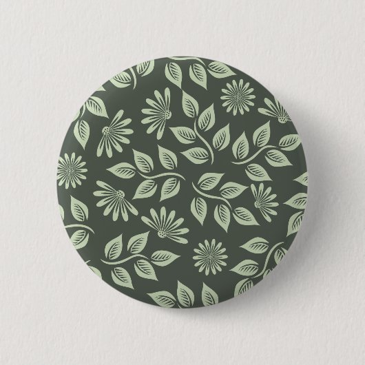 Badge Rond 5 Cm Motif des fleurs de printemps (Devant)