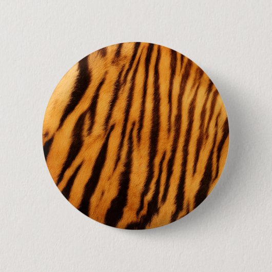 Badge Rond 5 Cm Motif d'impression de peau de fourrure de tigre (Devant)