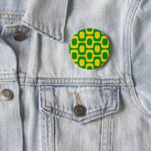 Badge Rond 5 Cm Motif du trottoir d'Ipanema, Motif de plage, Brési