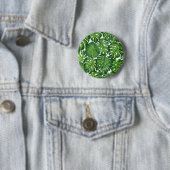 Badge Rond 5 Cm motif feuille (En situation)