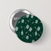 Badge Rond 5 Cm motif feuille (Devant & derrière)