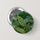 Badge Rond 5 Cm motif feuille (Devant & derrière)