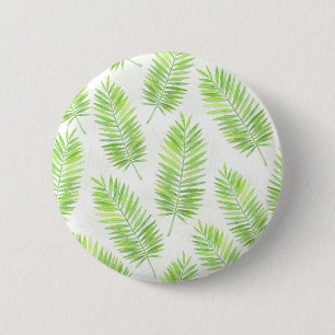 Badge Rond 5 Cm Motif feuille Palm