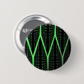 Badge Rond 5 Cm Motif laser vert (Devant & derrière)