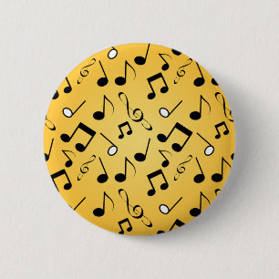 Badge Rond 5 Cm Motif musical