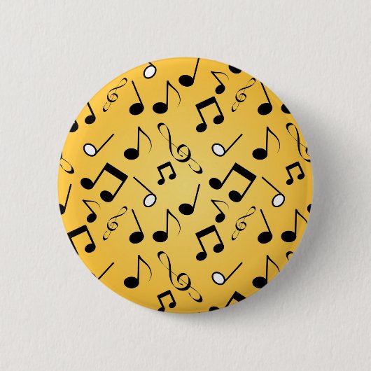 Badge Rond 5 Cm Motif musical (Devant)