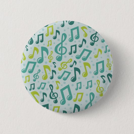 Badge Rond 5 Cm Motif musical (Devant)