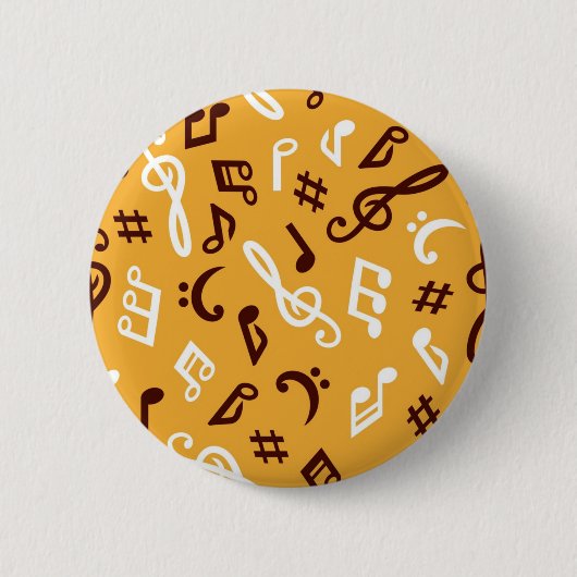 Badge Rond 5 Cm Motif musical (Devant)