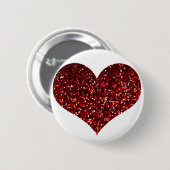 Badge Rond 5 Cm Motif Parties scintillant rouge étincelante Mariag (Devant & derrière)