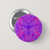 Badge Rond 5 Cm Motif psychédélique violet (Devant & derrière)