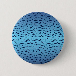 Badge Rond 5 Cm Motif requin