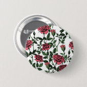 Badge Rond 5 Cm motif rose (Devant & derrière)