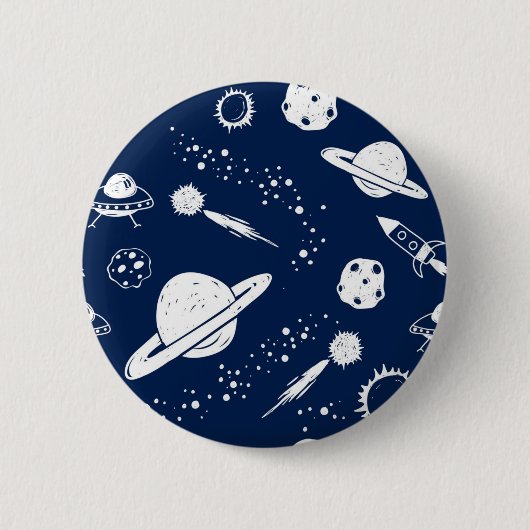 Badge Rond 5 Cm Motif spatial (Devant)