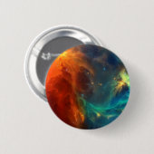 Badge Rond 5 Cm Motif spatial (Devant & derrière)