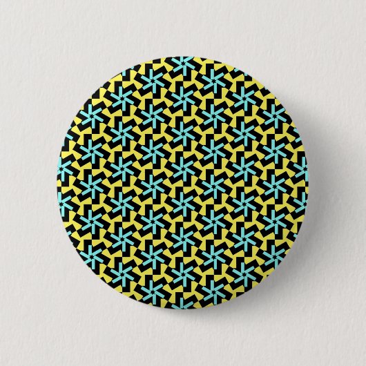 Badge Rond 5 Cm Motif Terrazzo (Devant)