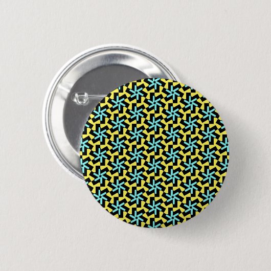 Badge Rond 5 Cm Motif Terrazzo (Devant & derrière)