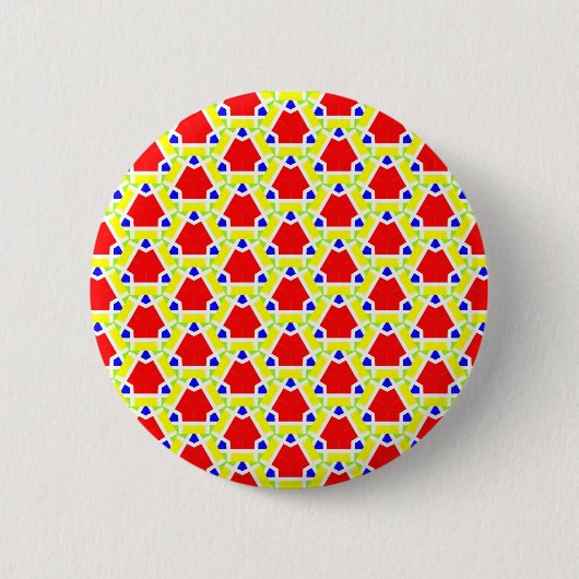 Badge Rond 5 Cm Motif Terrazzo (Devant)