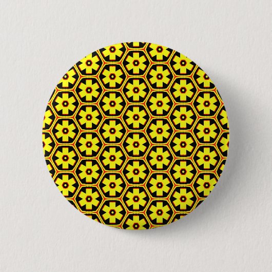 Badge Rond 5 Cm Motif Terrazzo (Devant)