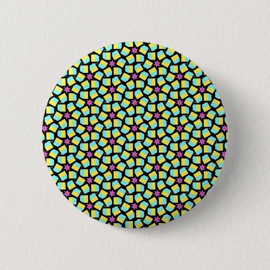 Badge Rond 5 Cm Motif Terrazzo (Devant)