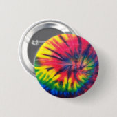 Badge Rond 5 Cm Motif Tie Dyed (Devant & derrière)