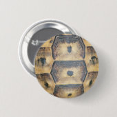 Badge Rond 5 Cm Motif Tortoise Shell (Devant & derrière)