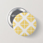 Badge Rond 5 Cm Motif triangle à la mode jaune (Devant & derrière)