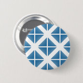 Badge Rond 5 Cm Motif triangle bleu tendance (Devant & derrière)