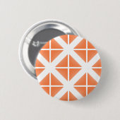 Badge Rond 5 Cm Motif triangle Orange tendance (Devant & derrière)