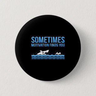 Badge Rond 5 Cm Motivation Vous Trouve Drôle Swimmer Swimmer Coach
