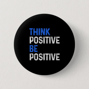 Badge Rond 5 Cm Motivational Kindness - Enfants Message Positif Sh