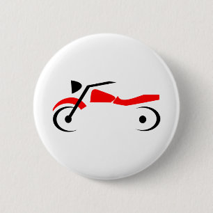 Badge Rond 5 Cm Moto Cycle Vitesse Véhicule De Transport Course.