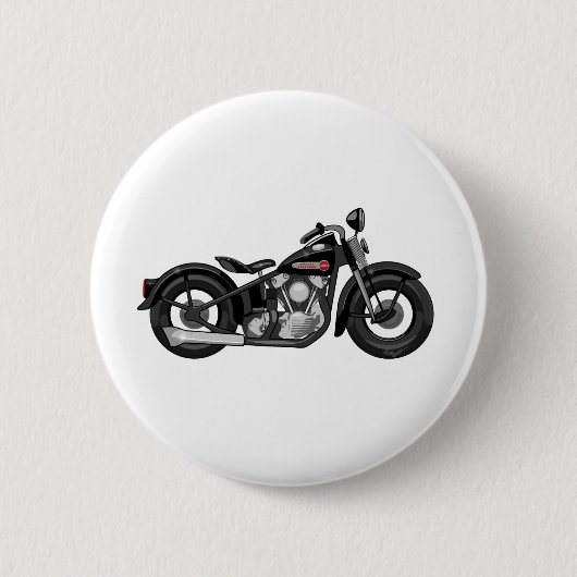 Badge Rond 5 Cm Moto d'andouille (Devant)