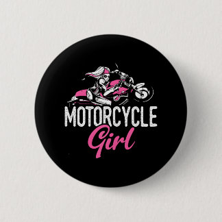 Badge Rond 5 Cm Moto Girl Moto Moto Moto