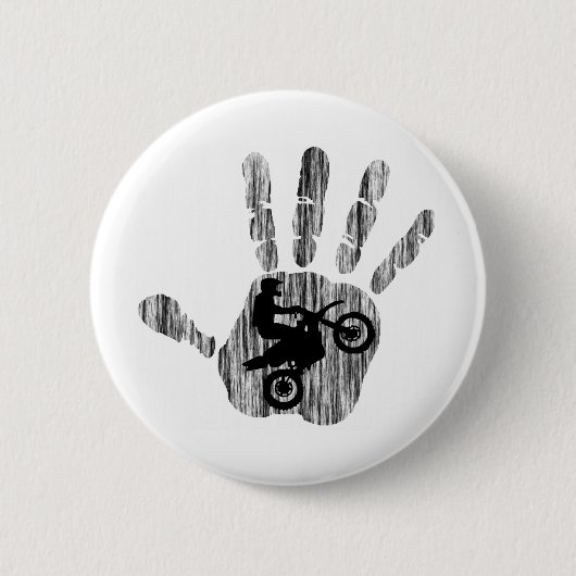 Badge Rond 5 Cm Moto le brouillard (Devant)