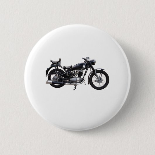 Badge Rond 5 Cm Moto Retro (Devant)