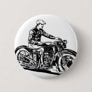 Badge Rond 5 Cm Moto vintage