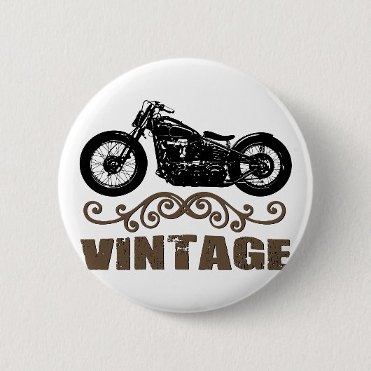 Badge Rond 5 Cm Moto vintage (Devant)