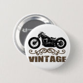 Badge Rond 5 Cm Moto vintage (Devant & derrière)