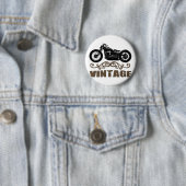 Badge Rond 5 Cm Moto vintage (En situation)