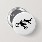 Badge Rond 5 Cm Motocross Bike (Devant & derrière)