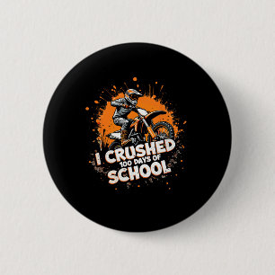 Badge Rond 5 Cm Motocross Dirt Vélo Enfants Jeunesse J'Ai Écrasé 1
