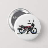 Badge Rond 5 Cm Motocyclette (Devant & derrière)