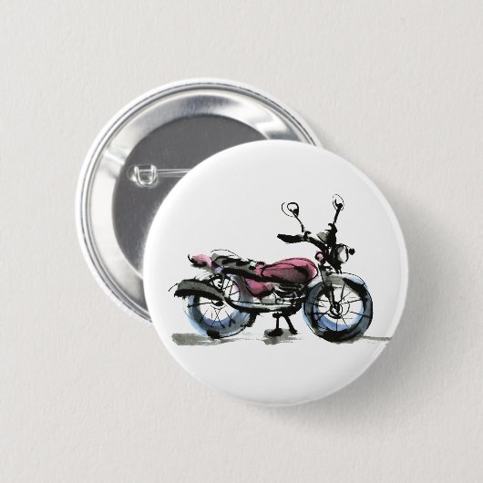 Badge Rond 5 Cm Motorcycle (Devant & derrière)