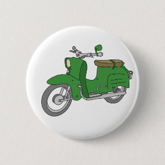 Badge Rond 5 Cm Motorscooter vert "Schwalbe "
