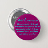Badge Rond 5 Cm mots (Devant & derrière)