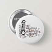Badge Rond 5 Cm Mots d'escalade (Devant & derrière)