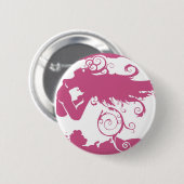 Badge Rond 5 Cm Mouche (Devant & derrière)