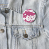 Badge Rond 5 Cm Mouche (En situation)