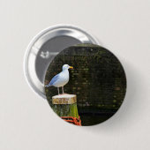 Badge Rond 5 Cm Mouette (Devant & derrière)