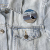 Badge Rond 5 Cm Mouette (En situation)